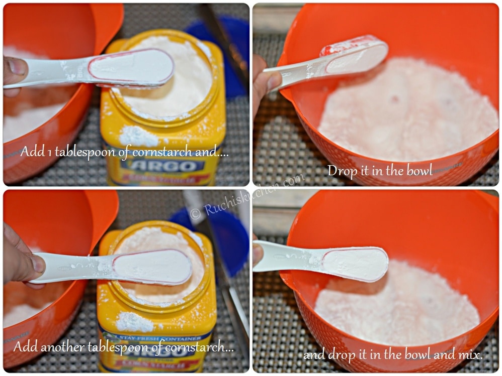 Cake flour adding cornstarch Cake flour adding cornstarch