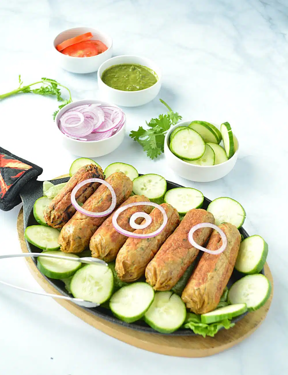 Chicken seekh Kebab without oven