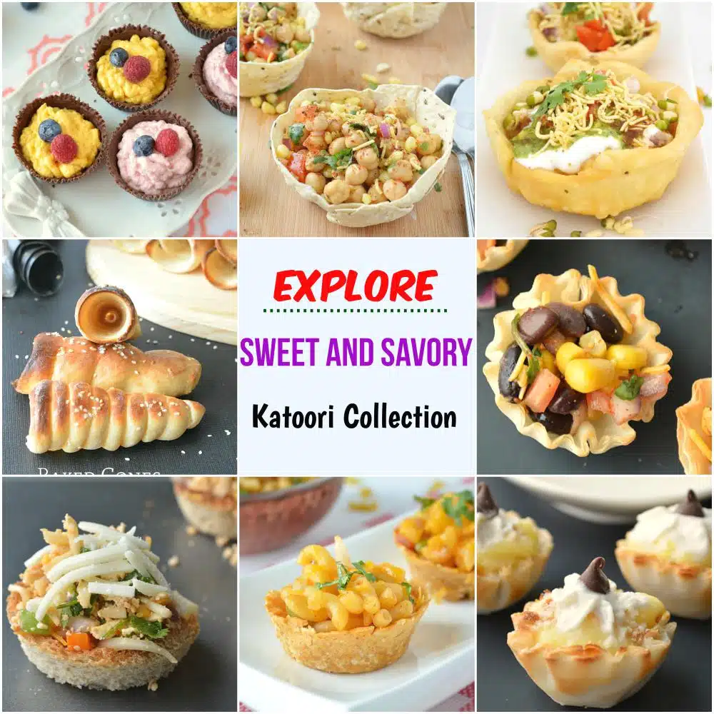 Sweet and Savory Katori chaat