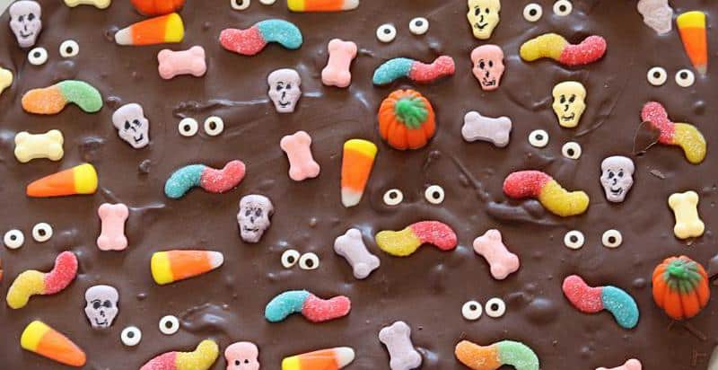 Halloween Chocolate Bark