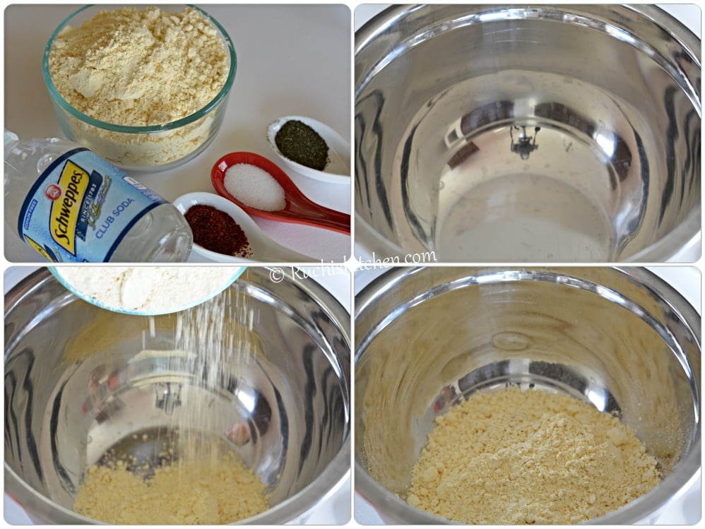 Besan preparation