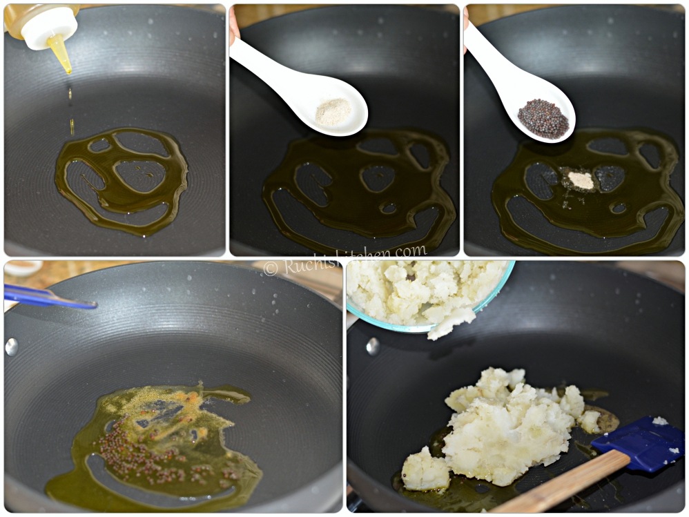 Aloo in pan