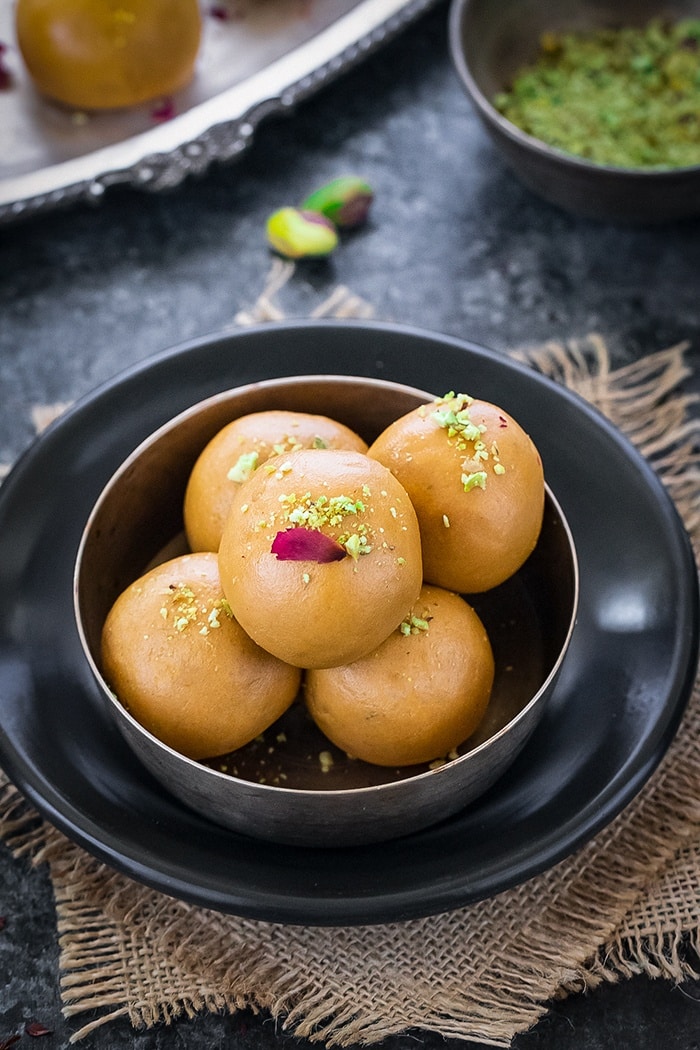 Laddu in a bowl