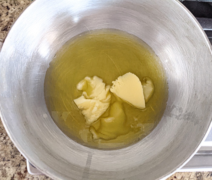 Add ghee in kadhai