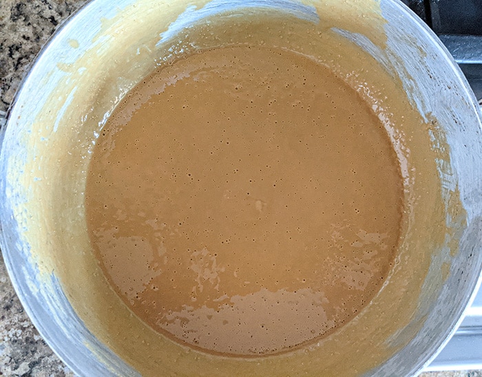 Cook until besan is brown