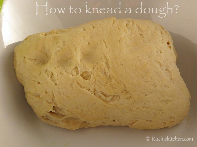 How to knead dough
