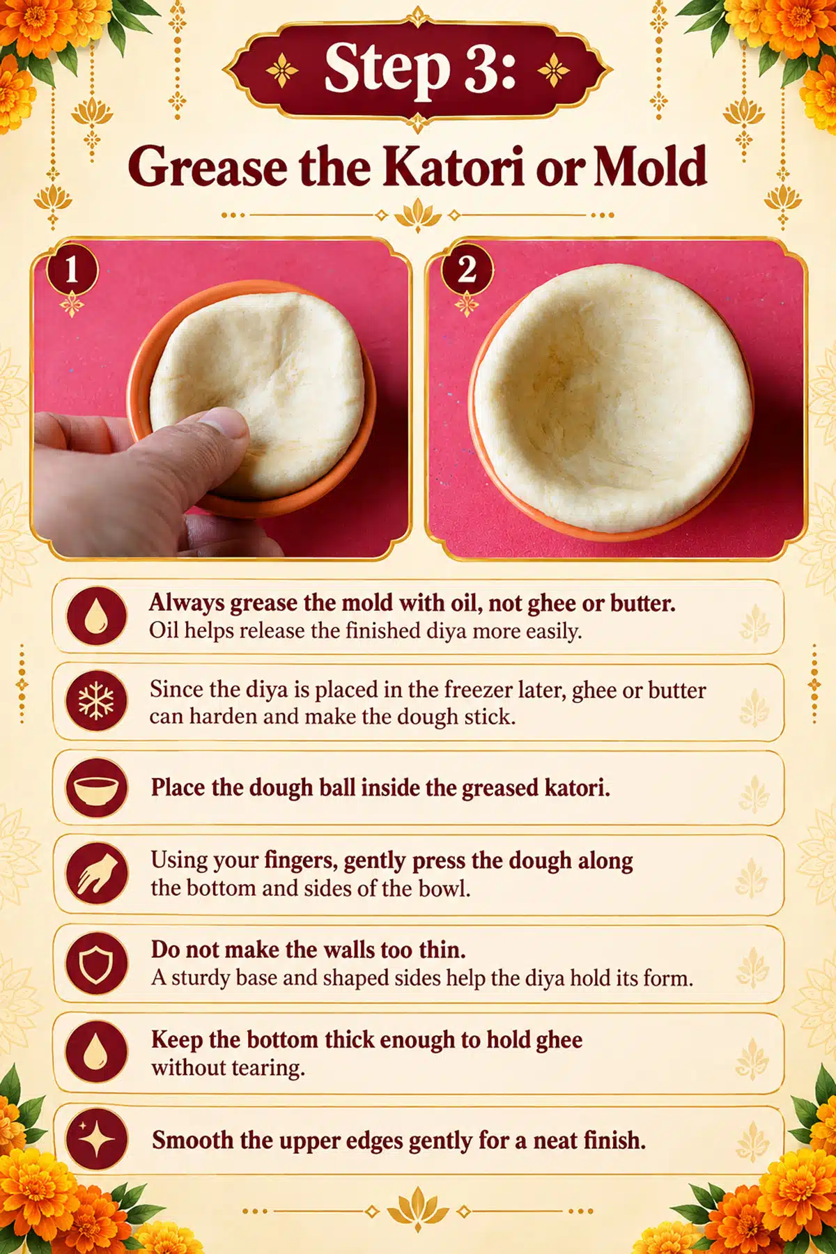 How to Make Karwa Chauth Diya at Home – Step-by-Step Instructions