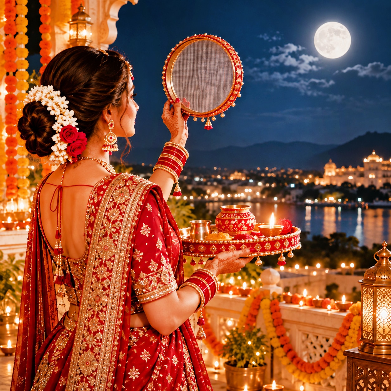 Karwa Chauth – Vrat Katha, Puja Vidhi, Sargi & Complete Guide