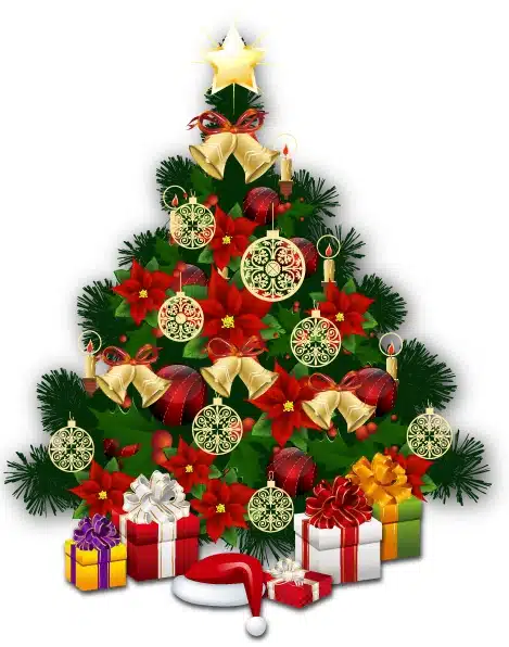 Christmas tree Christmas - A holy day for Christians