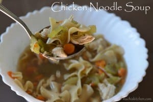 Chicken noodle soup recipe