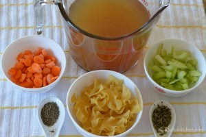 Chicken stock ingedients