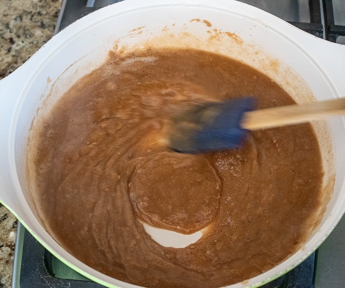 Cook until thick
