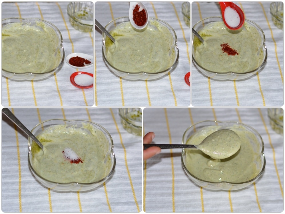 Mint chutney raita recipe