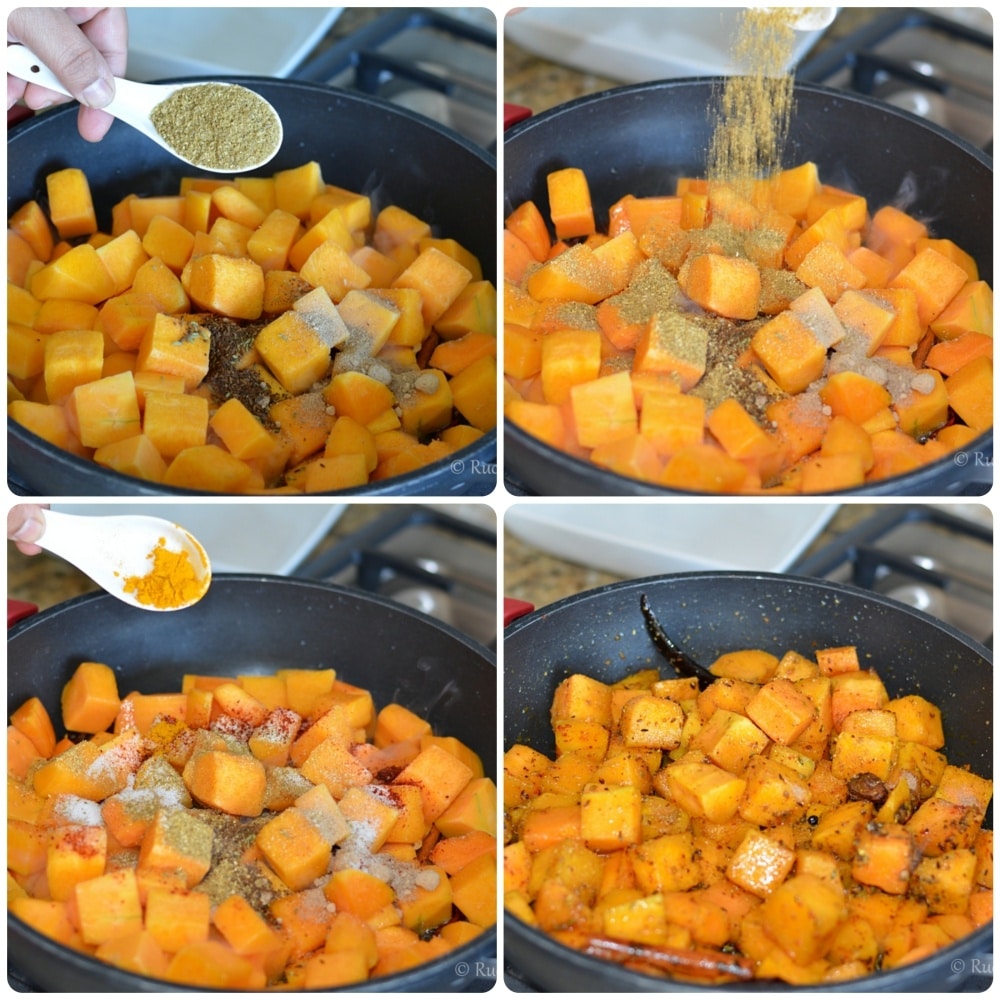 Petha sabzi in pan
