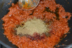 Preparing the rajma