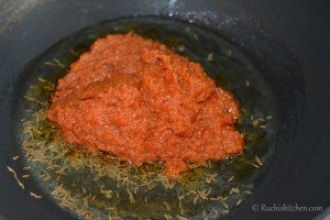 Preparing the rajma