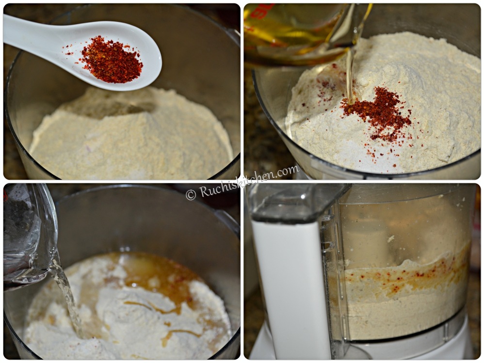 Bati dough kneaded
