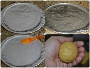 Bati ready for baking