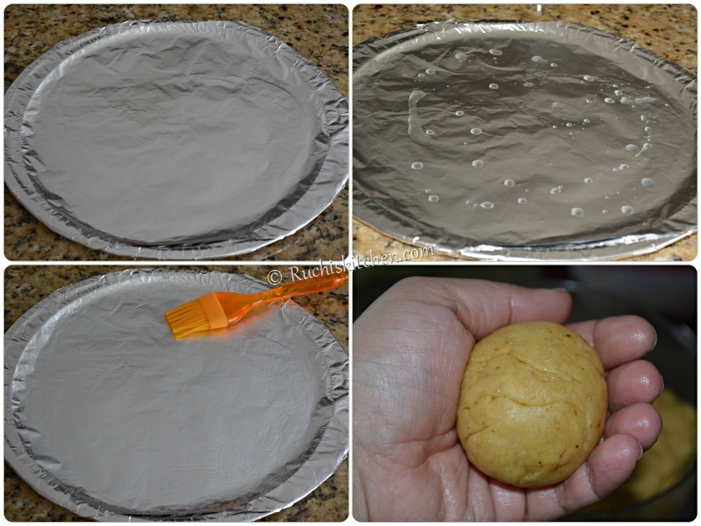 Bati ready for baking