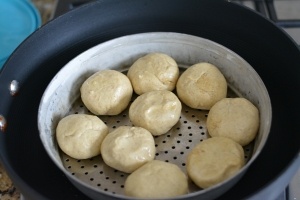 Bati without oven - step 1