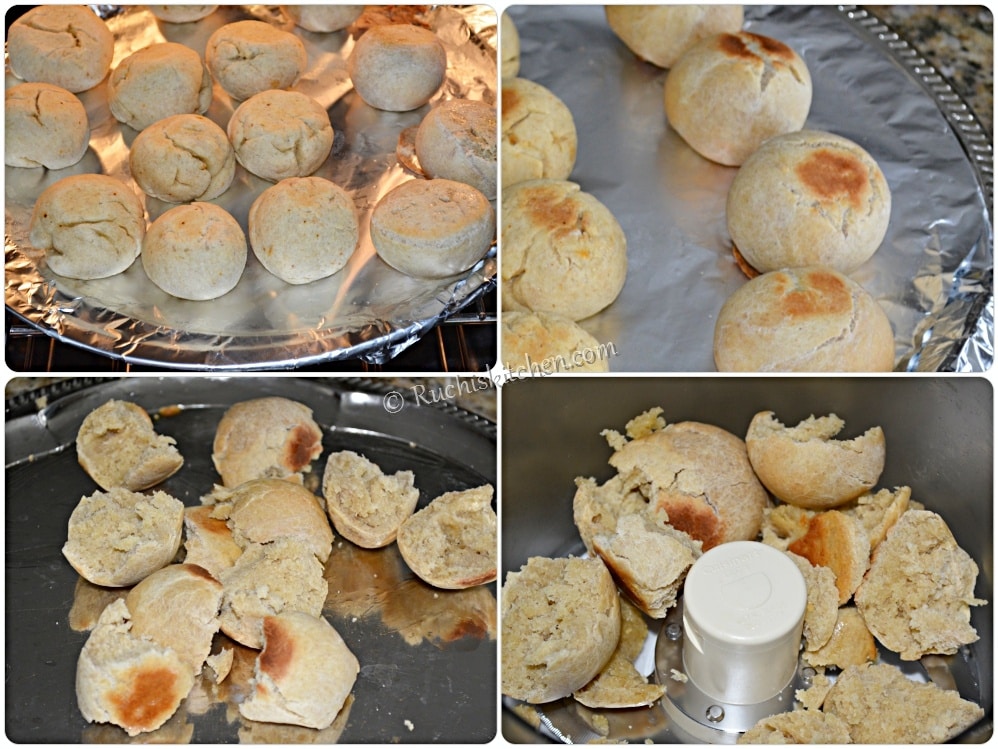 Churma bati baked