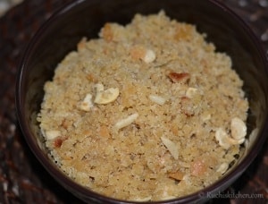 Churma in bowl