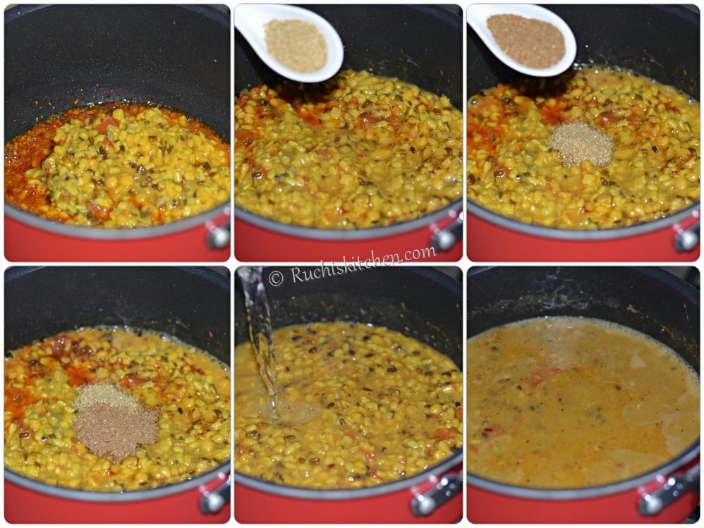 Dal ready to boil
