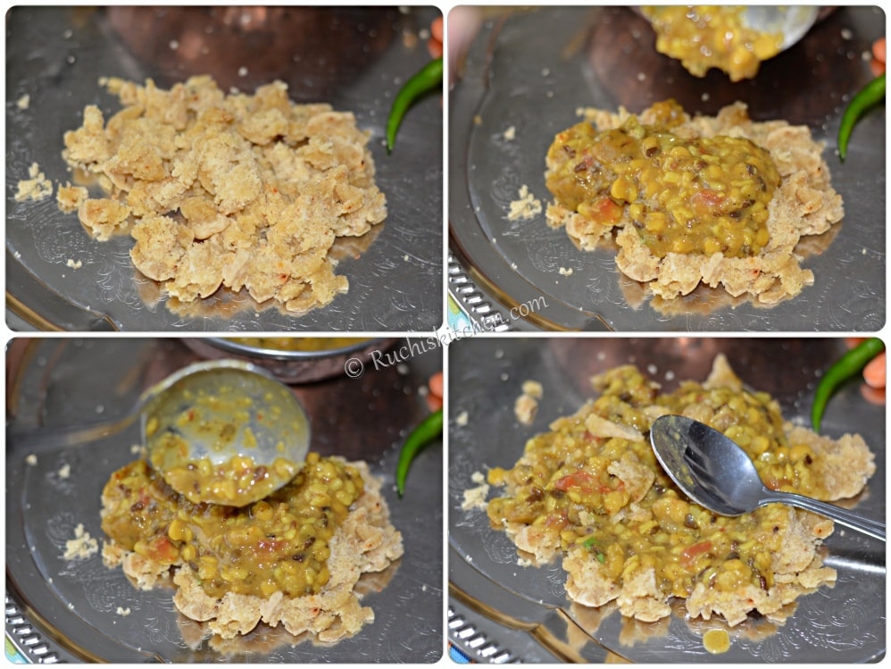 How to eat bati