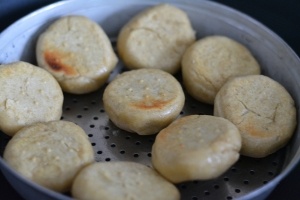 Making bati without oven step3