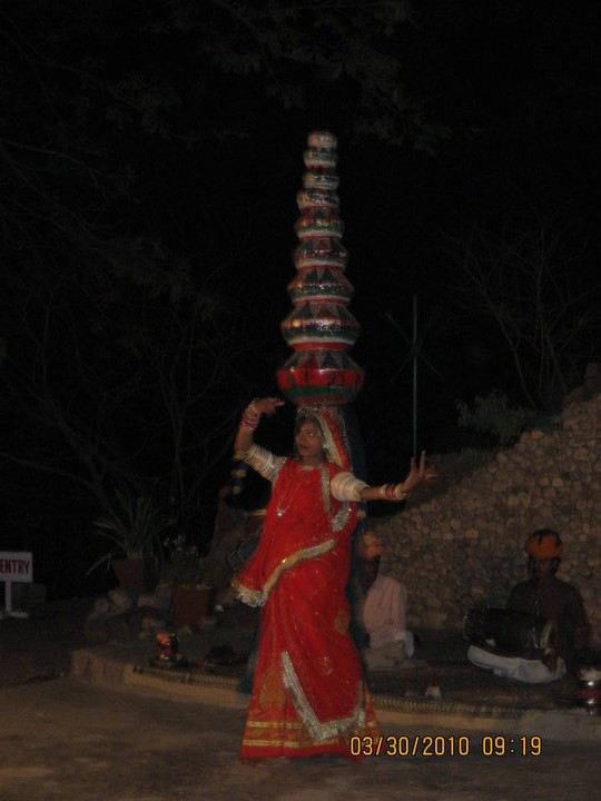 Folk dancer in Rajasthan