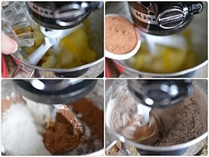 Pinwheel cookies - cocoa dough