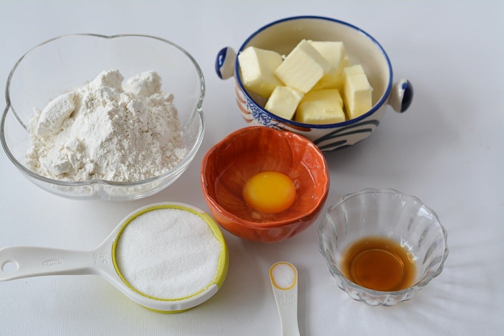 Pinwheel cookies- ingredients