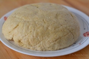 Pita bread - dough rising