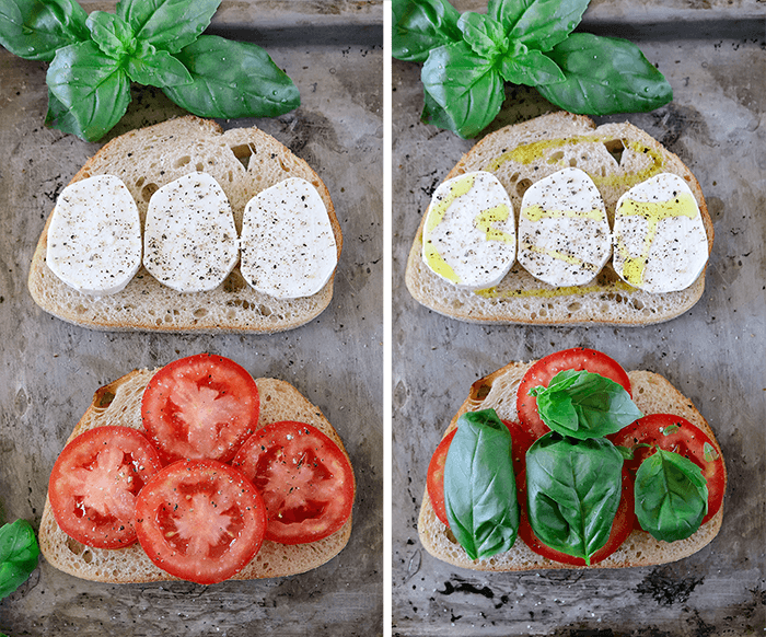How to make a Margherita Sandwich Recipe