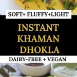 Soft and spongy Instant Dhokla