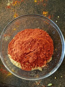 Combine spices