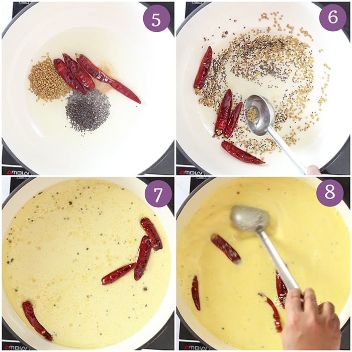 Bring the Punjabi Kadhi to a boil