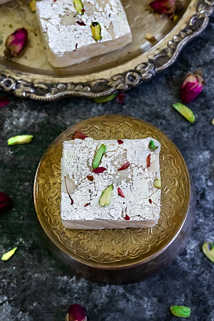 Mawa burfi or khoya burfi