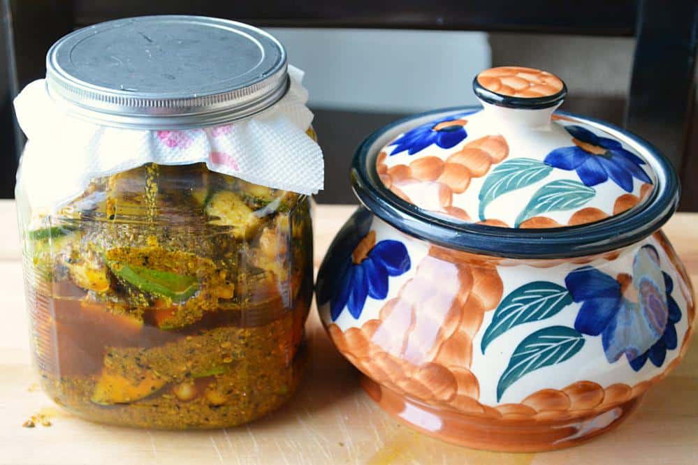 Punjabi Aam ka achar - spicy Mango Pickle