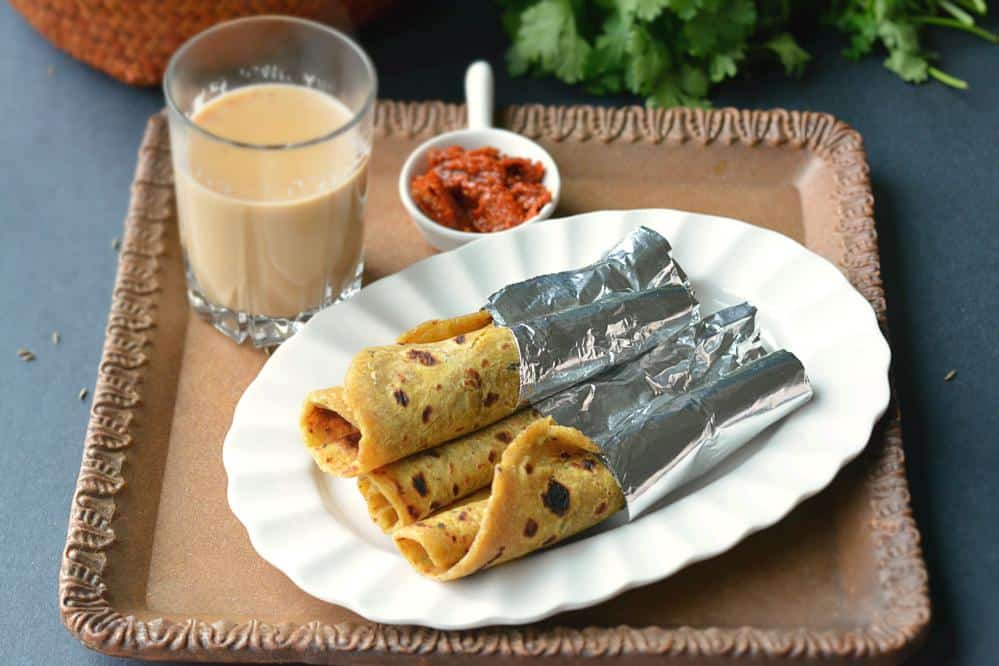 Leftover Dal Paratha