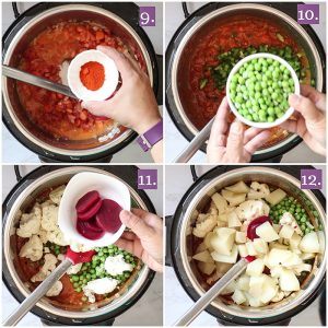 How to make Pav bhaji in Instant Pot