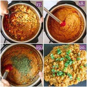 How to make Pav bhaji in Instant Pot