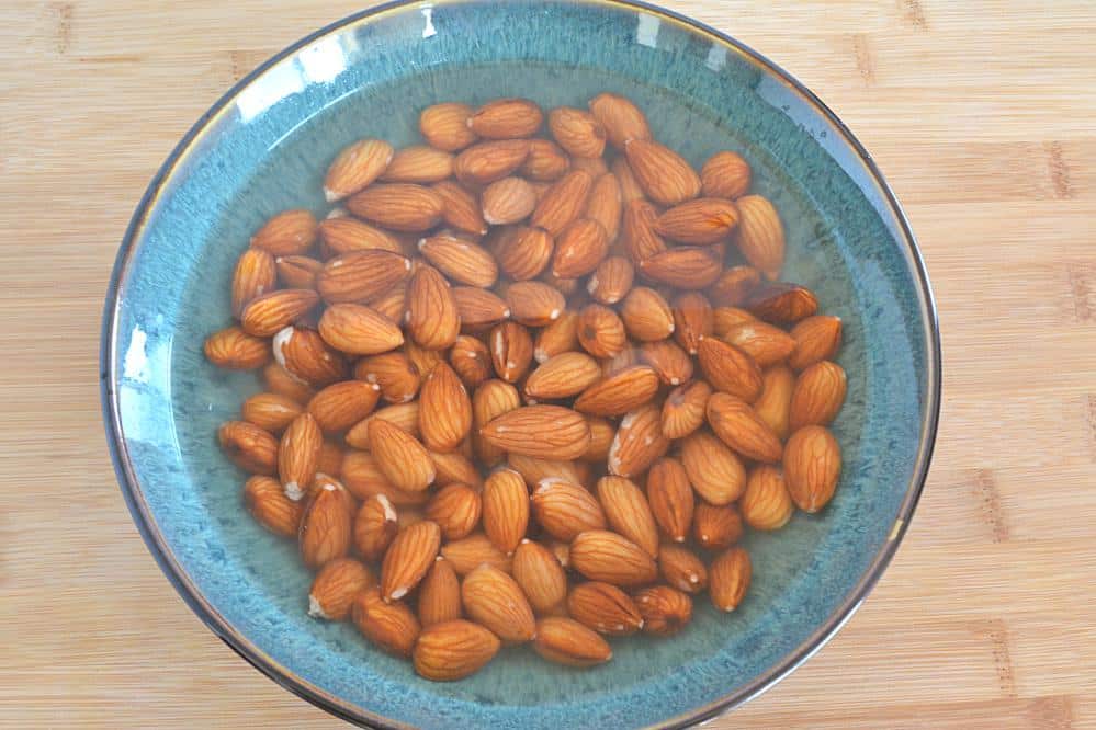 How to soak badam for Almond halwa