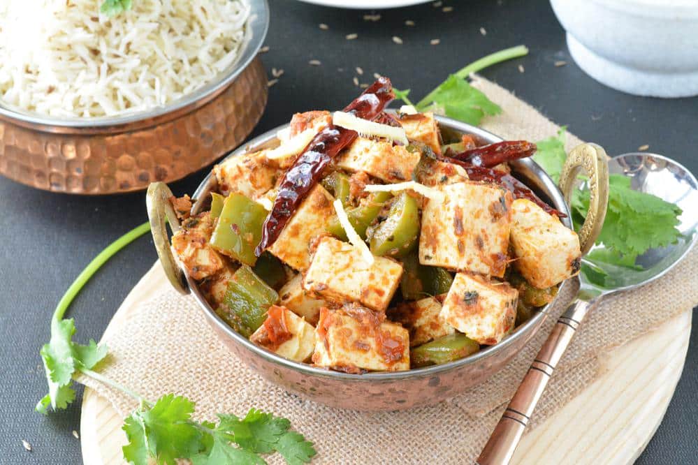 Kadai Paneer no onion no garlic recipe
