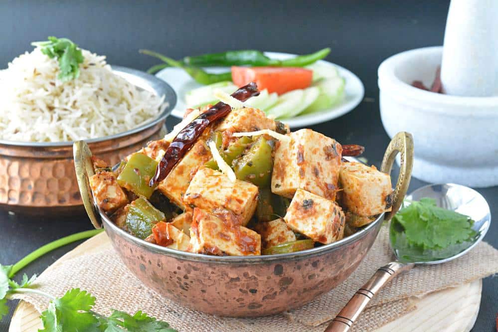 Kadai Paneer no onion no garlic recipe
