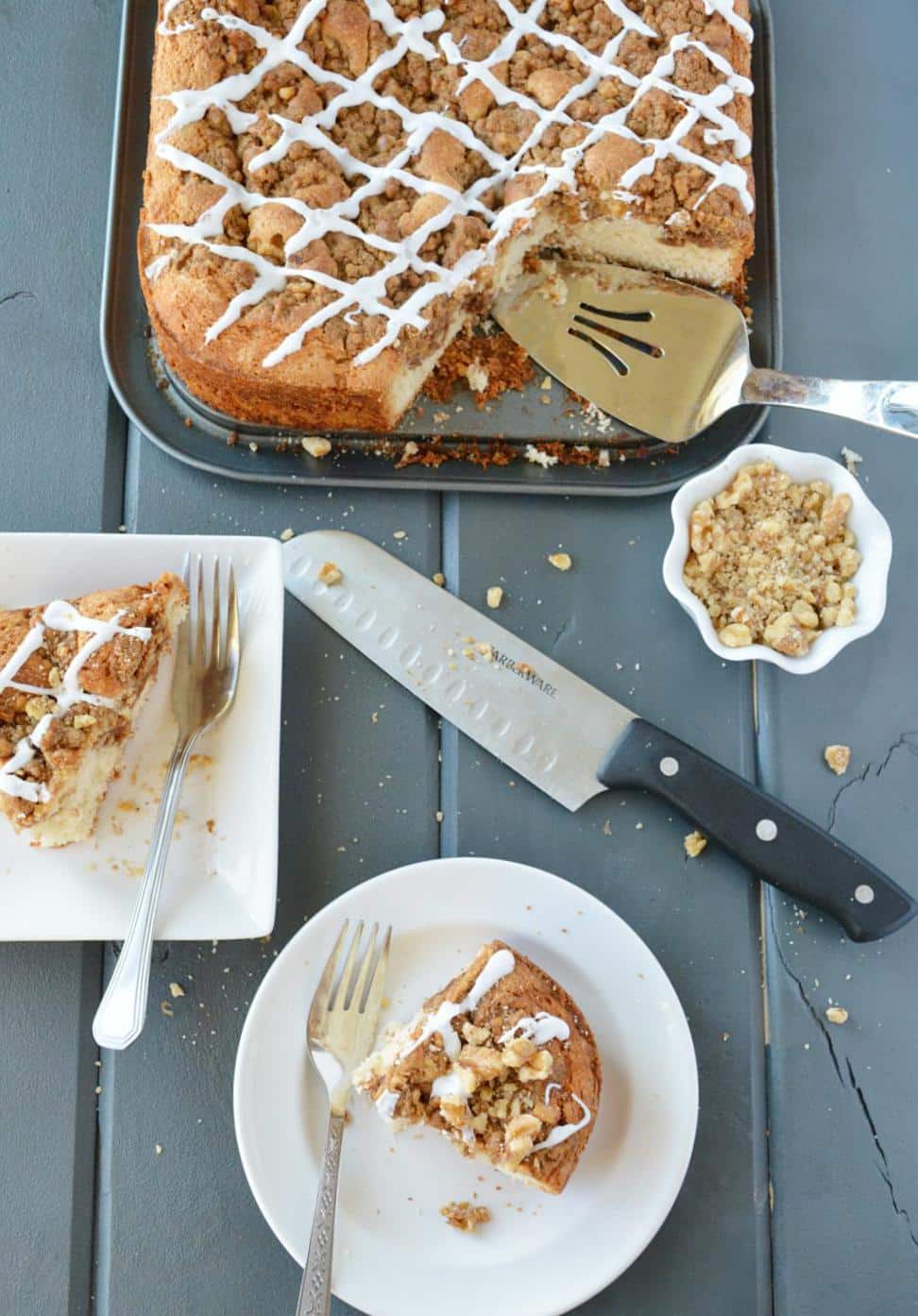 Walnut Crumble Coffee Cake