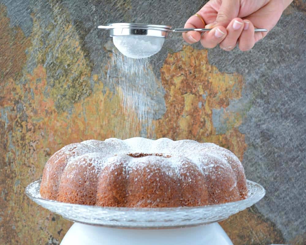 Eggless Vanilla Pound Cake