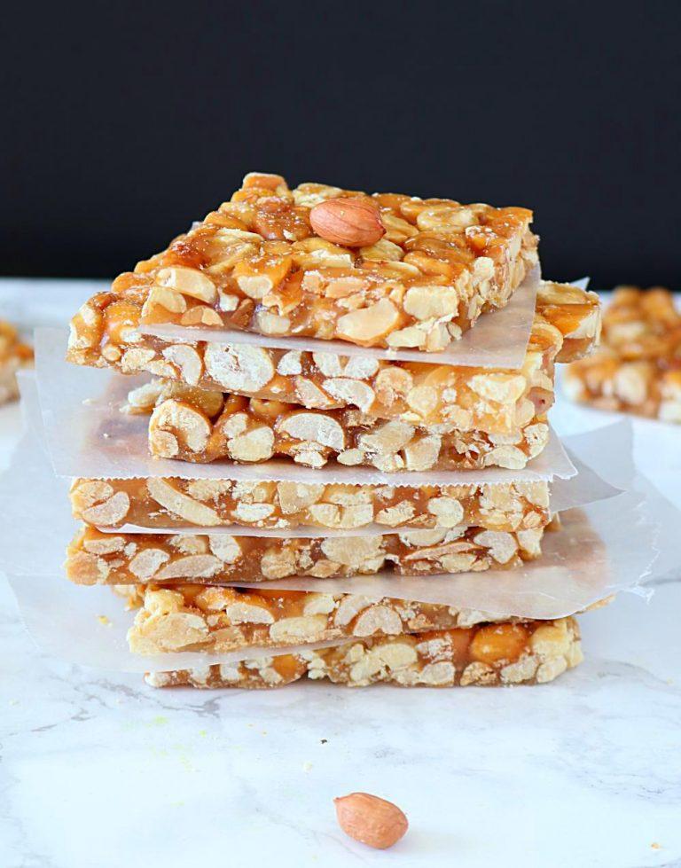 Peanut brittle stack