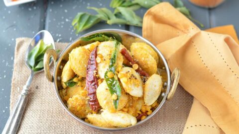 Instant Masala Beans Idli Recipe