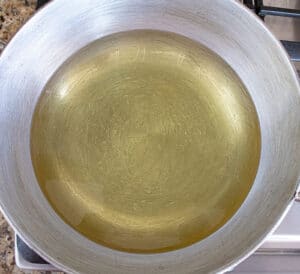 Heat oil in a pan